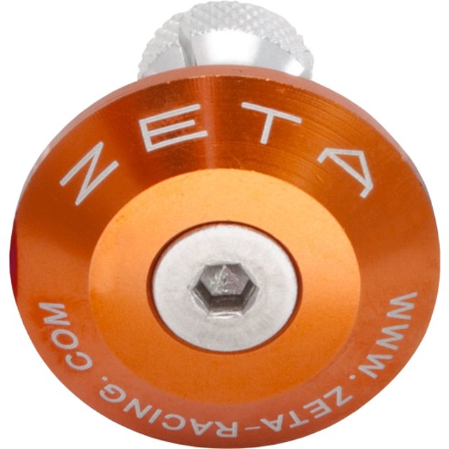 Zeta Bouchons d'Extrémité de Barre 29 Mm, Orange