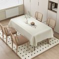 thumbnail image 3 of Round Coffee Table,Sheepskin Tablecloth White Restaurant Coffee Table Cloth Oil Proof No Wash Table Cloth,Outdoor Coffee Table,Table Cloths for Parties,White Coffee Table, 3 of 9