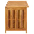 thumbnail image 4 of vidaXL Garden Storage Box 113x50x58 cm Solid Acacia Wood, 4 of 7