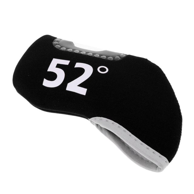 Replacement Sports Golf Putter Protective Case Sleeve - 52 Degree Black