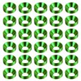 thumbnail image 1 of Unique Bargains Lot de 30 Rondelles à Encastrer M5 en Alliage d'Aluminium Anodisé pour Finition, Vert, 1 of 4