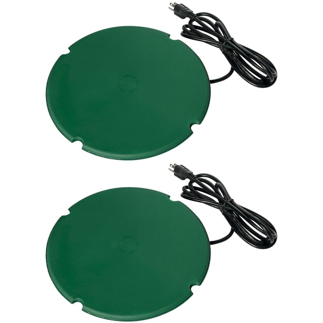 Farm Innovators PS-200 Floating 200W All Pond De-Icer Heater, Green (2 Pack)