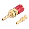 thumbnail image 1 of M6 Gas Water Quick Connector, Fast Connection M6 Hose Fitting,  Brass, Wear Resistant, Durable, for MIG TIG Welder Torch, 1 of 7