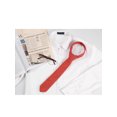 thumbnail image 5 of INSPIRE CHIC Men's Self-Tied Solid Color Formal Slim Ties Red, 5 of 5