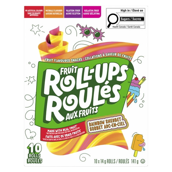 Betty Crocker Roulés aux fruits Sorbet Tropical 10ct