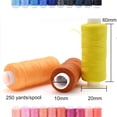 thumbnail image 3 of Transemion 1/2/3 Premium Polyester Thread Spools - Kit For Home Sewing Polyester Is Green 6-color line 1 Pc, 3 of 6