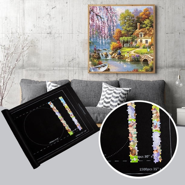 Tapis de rangement enroulable pour puzzle de 500 1000 1500 2000 pièces