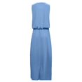 thumbnail image 4 of MesaSe Femmes Casual Robe Robe d'Été pour les Femmes Cou Sans Manches Maxi Robes de Fourche de Couleur Unie Ouverture Robe Femmes Vêtements L AG, 4 of 5