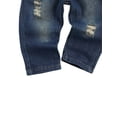 thumbnail image 4 of Baby Boy Hooded Sweater + Jeans, Letter Print, Elastic Waist Hole Design Spring Clothing, 4 of 6