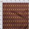 thumbnail image 2 of oneOone Silk Tabby Fabric Square|Diamond & Triangle Geometric Print Sewing Fabric BTY 42 Inch Wide, 2 of 4