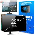 thumbnail image 1 of 22" Computer Privacy Screen Filter for 16:10 Aspect Ratio Widescreen Computer Monitor Protector Shield, Anti-Glare Anti-Scratch Anti Blue Light Desktop PC Monitor Private Protector Film, 1 of 5