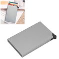 thumbnail image 4 of Credit Card Case, Avoiding Abrasion Or Scratching Card Bag Name Card Holder With Excellent Quality For Business Trips And Other Occasion Gray X-55#, 4 of 8
