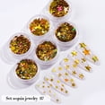 thumbnail image 1 of mtvxesu Nail Powder Nail Art Sequins Nails Gold And Glitter Heart-shaped Patch Set Sale, 1 of 2