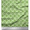 thumbnail image 1 of Soimoi polyester Crepe Fabric Filigree Damask Decor Fabric Printed Yard 42 Inch Wide, 1 of 3