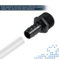 thumbnail image 5 of Unique Bargains 1/2' Barb OD 3/4NPT Male Thread Plastic Hose Fitting Hex Adapter Black, 5 of 5