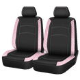 thumbnail image 3 of Auto Drive 5-Piece Blush Zebra Car Seat cover kit, 3 of 6
