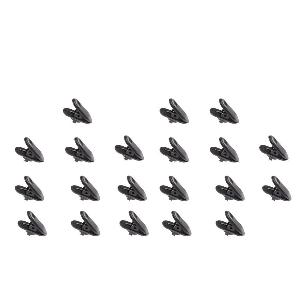 Milaget 20 Pcs Câble d'Écouteurs Collier Clip Pince Support Casque