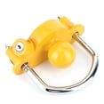 thumbnail image 3 of Trailer Ball Coupler, Yellow Adjustable Hitch Anti-Theft Lock, Iron Trailers Bicycle  For Motorcycle Accessories, 3 of 8