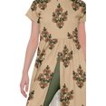 thumbnail image 4 of Moomaya Kurta à Manches Courtes Tunique d'Été Imprimée Kurtis à Fente avant pour Femmes, 4 of 5