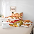 thumbnail image 5 of YST Ensemble de Douillette Simple Baroque Doré 7 Pcs Rouge Médaillon Damas Lit Tout-en-un avec Ensemble de Draps Housse de Coussin pour Adultes Ensemble de Literie Boho Élégant Style Victorien Vintage Ensemble de Lit Réversible, 5 of 5