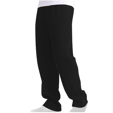 FAIWAD Men's Baggy Sweatpants Elastic Waist Straight Leg Lightweight Sweat Pants Lounge Pants with Pockets
