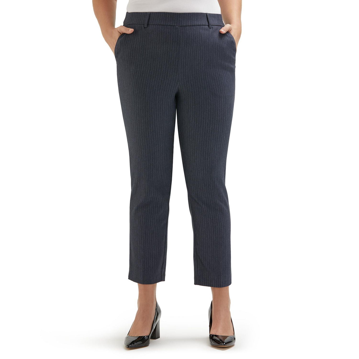 Rafaella Pantalon habillé à jambe droite pour femme