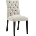 thumbnail image 1 of Modway Duchess Button Tufted Dining Chair, Beige, 1 of 4
