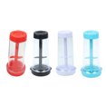 thumbnail image 2 of Flour Sieve Handheld Cooking Kitchen Icing Sugar Wide Plastic Semi-automatic Handheld Cooking Mouth Plastic Baking Tool Cup-Shaped Large Capacity Colanders for Home Blue, 2 of 9