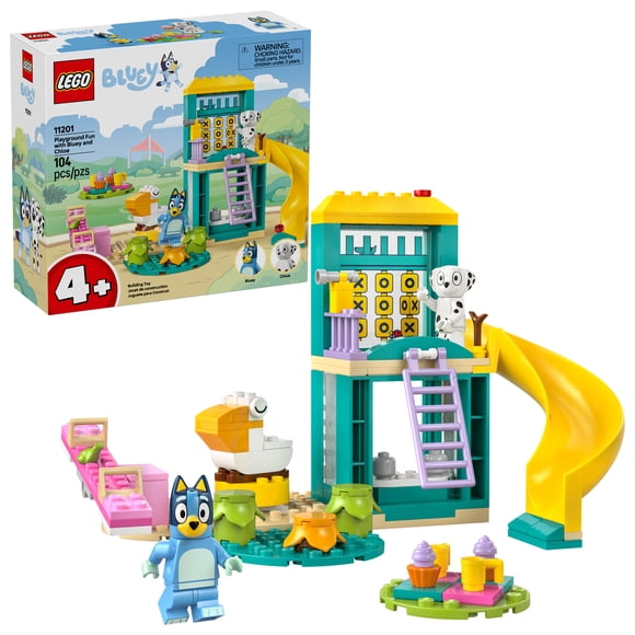 LEGO Bluey Le terrain de jeu de Bluey et Chloe, Ensemble de construction préscolaire 11201