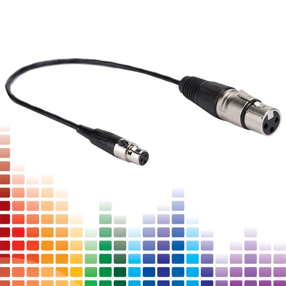 Female To Female Cord, Microphone Cable Shielded Wire Mini for SLR Camera