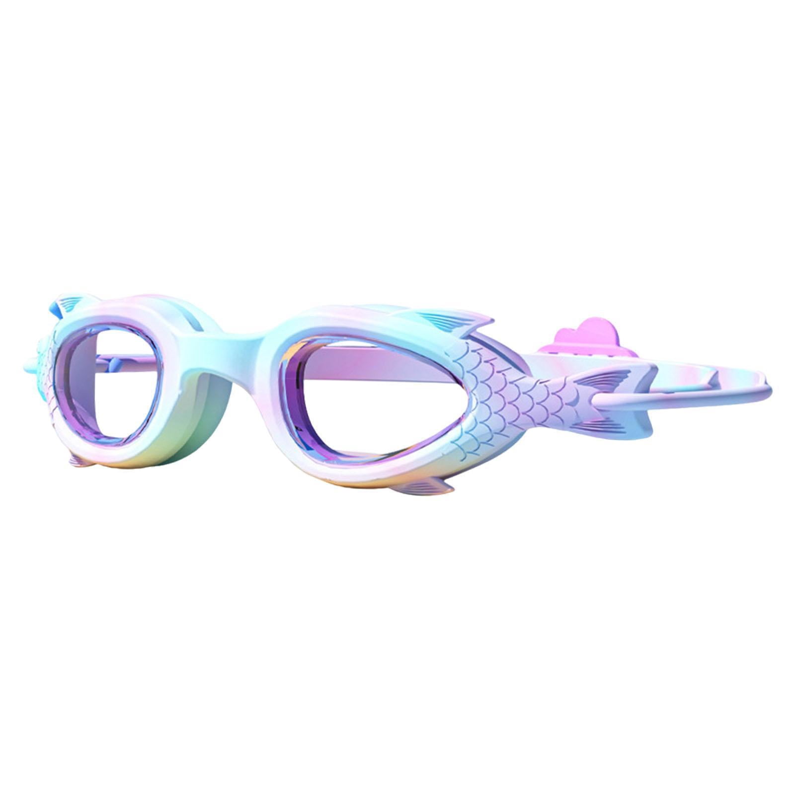 Siruishop Kids Swim Goggles Adjustable Water Pool Goggles for 3-14 Years Kids Children