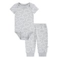 thumbnail image 1 of Huggies Baby Boys' Layette Organic Cotton 2-piece Pant Set, 1 of 6