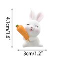 thumbnail image 3 of Small Cute Rabbit Gardening Succulents Resin Decorative Ornaments, 3 of 3