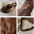 thumbnail image 4 of LinYooLi Women Fashion Grid Shoulder Bag Hobo Crossbody Bag Down Dumpling Handbag Large Capacity, 4 of 6