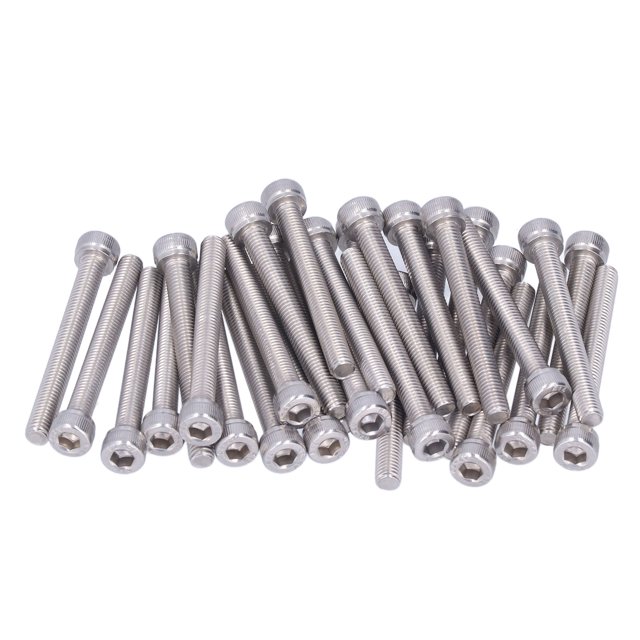 Vis à Tête Hexagonale en Acier Inoxydable, Vis à Tête Hexagonale Cylindrique 30pcs M5