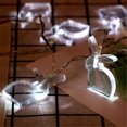 thumbnail image 3 of Guirlande Lumineuse de Lapin de Pâques à Piles, 10 DEL 1,65 m Guirlande Décorative Intérieure pour Fête, Maison, Manteau, 3 of 4