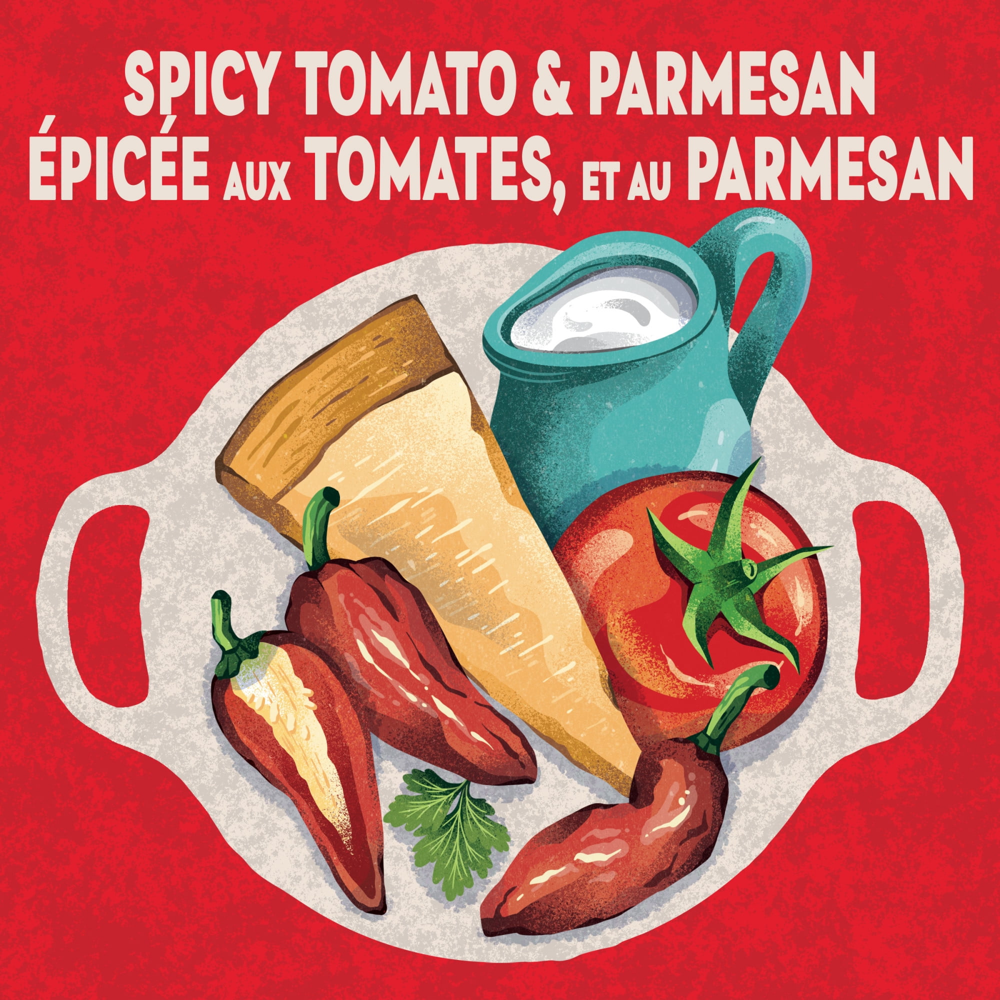 Sauce Pour Pâtes Épicées Aux Tomates Et Au Parmesan