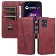 thumbnail image 1 of Phone Case for Motorola MOTO G54 5G Magnetic PU Leather Card Slots Durable Wallet Cover, 1 of 5