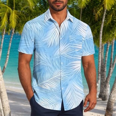 Weiqiqre Chemises de Golf pour Hommes à Manches Courtes Boutonnées Chemises de Jeu de Quilles Rétro Été Tropical Plage Chemise Habillée Décontractée pour Hommes