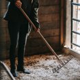 thumbnail image 2 of 1Pc Plowing Grass Rake Agricultural Rake Farm Implement Gardening Tool Dark Grey, 2 of 8