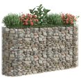 thumbnail image 5 of vidaXL Gabion Raised Bed Galvanised Iron 190x50x100 cm, 5 of 5