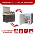 thumbnail image 4 of Koolatron Glacière/chauffe-Plat Électrique 12 V, Réfrigérateur Thermoélectrique pour Voiture 38 L (40 Pintes), Porte Réversible, Gris, 4 of 5