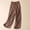Q-Brown, variant on 2025 Women's Cotton and Linen Yoga Pants with Pockets for Women Plus Size Solid Color Drape Casual Plus Pants Oversized