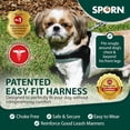 thumbnail image 2 of Sporn Easy-Fit Mesh Dog Harness Large Sized Dog, Turquoise Soft Fabric Nylon No Choke Dog Harness Large Size Dog, Breathable & Easy Dog Walking Harness, 2 of 7