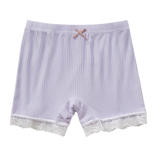 Girls Safety Shorts - High-Waisted Anti-Slip Underwear & Layering Essentials | Must-Have Summer Essentials