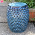thumbnail image 1 of Bombay Drum Ceramic Garden Stool, 1 of 3
