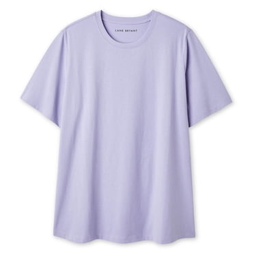 T-shirt à encolure ras du cou Lane Bryant Plus pour femmes