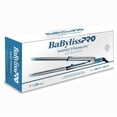 thumbnail image 2 of BabylissPRO Nano Titanium Optima 3100 1 Inch Stainless Steel Professional Flat Iron, Silver/Blue, 1 Pk, 2 of 5