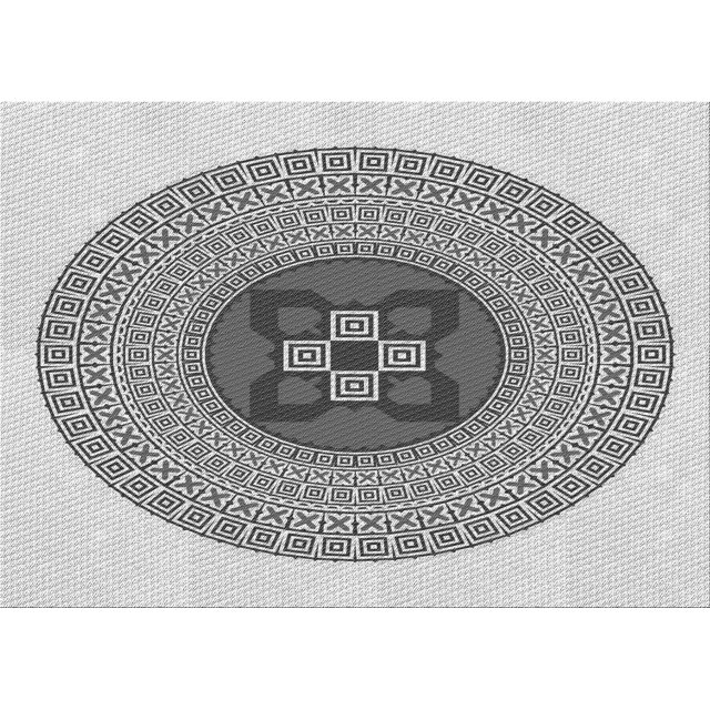 Ahgly Company Machine Washable Indoor Rectangle Transitional Platinum Gray Area Rugs, 5' x 8'