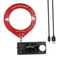 thumbnail image 4 of Bunblic SI4732 Mini Radio Compact Headphone Jack Broadcasting for Backpacking Hiking Black Red, 4 of 8